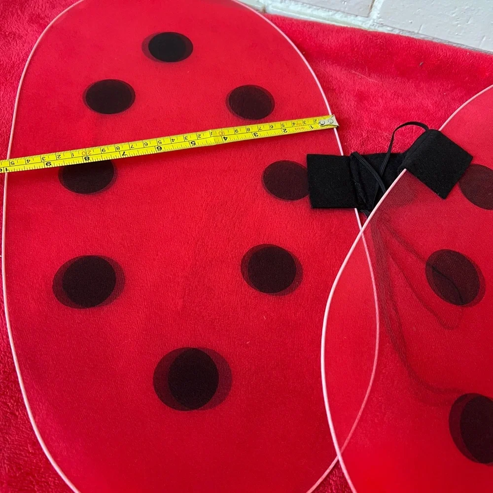 Vintage Red Ladybug Costume Wings
